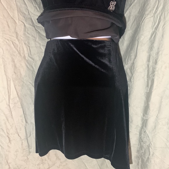 X Gen Black Mini Skirt and Top - Picture 3 of 5